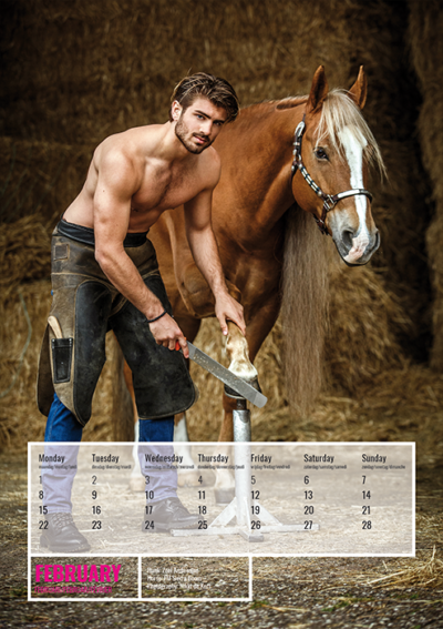 Horse and Hunk Kalender 2021 – Bild 3