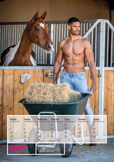 Horse and Hunk Kalender 2021 – Bild 4
