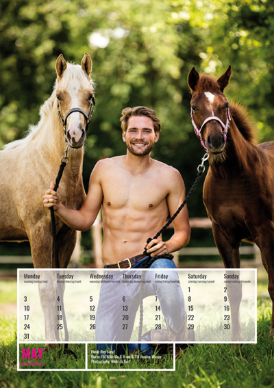 Horse and Hunk Kalender 2021 – Bild 6