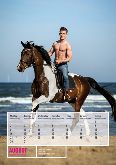 Horse and Hunk Kalender 2021 – Bild 9