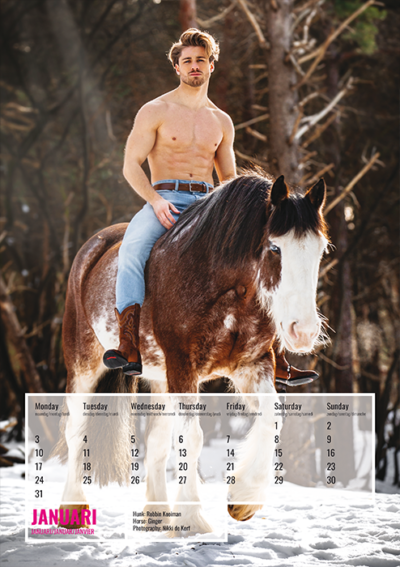 Horse and Hunk kalender 2022 – Bild 2
