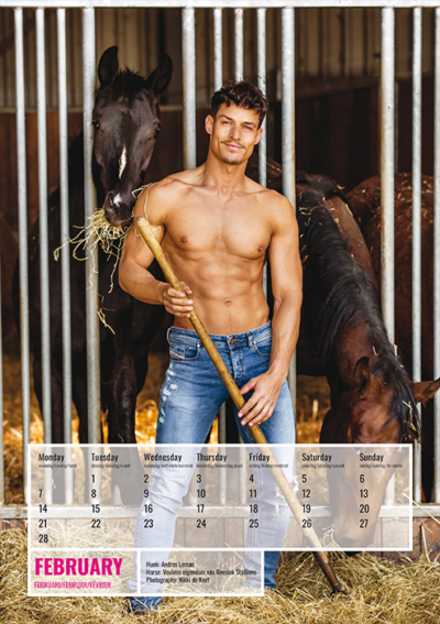 Horse and Hunk kalender 2022 – Bild 3