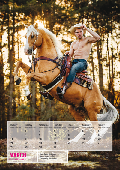 Horse and Hunk kalender 2022 – Bild 4