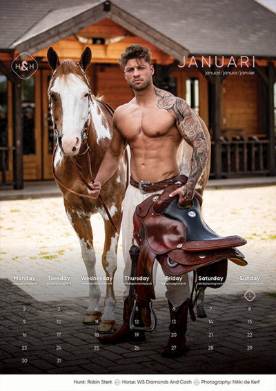 Horse and Hunk kalender 2023 – Bild 3