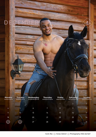 Horse and Hunk kalender 2023 – Bild 13