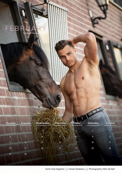 Horse and Hunk kalender 2023 – Bild 4