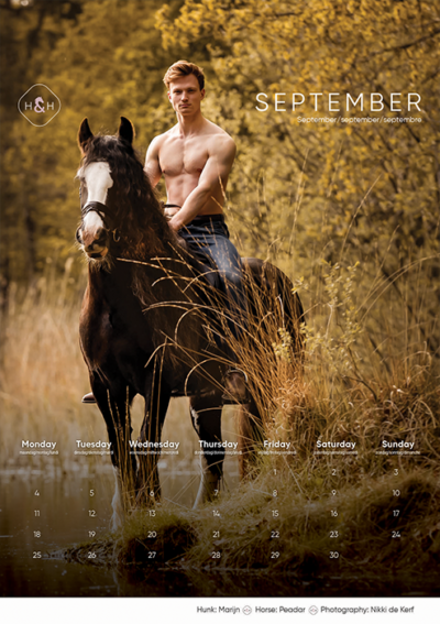 Horse and Hunk kalender 2023 – Bild 11