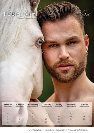 Horse and Hunk kalender 2025 – Bild 3
