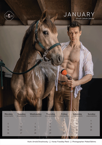 Horse and hunk kalender 2026 – Bild 13