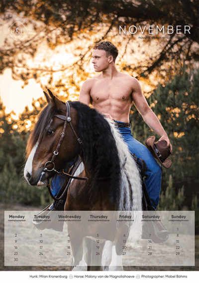 Horse and hunk kalender 2026 – Bild 3
