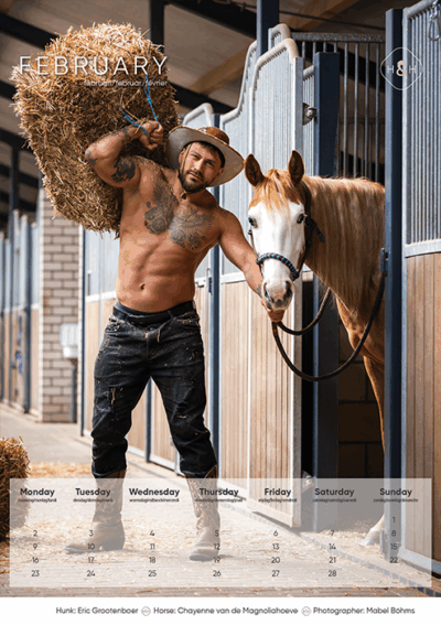 Horse and hunk kalender 2026 – Bild 12