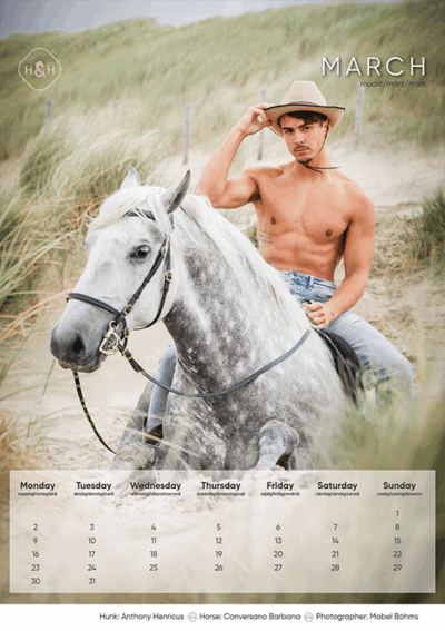 Horse and hunk kalender 2026 – Bild 11