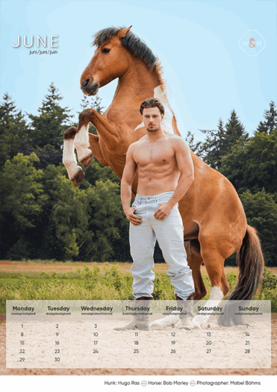Horse and hunk kalender 2026 – Bild 8